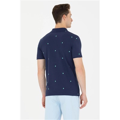 Erkek Lacivert Polo Yaka Tişört