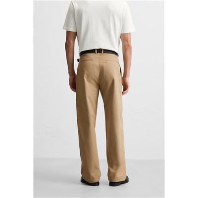 PANTALÓN ALGODÓN - LINO PLIEGUES