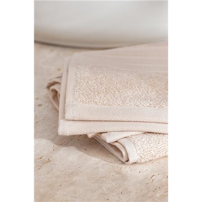 Martha Yüz Havlusu (TENCEL™) - Bej - 50x80 cm
