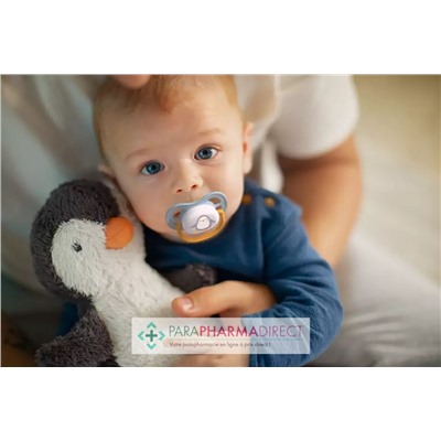 Avent Sucettes Ultra Air Animals 0-6 mois Éléphant & Pingouin x2