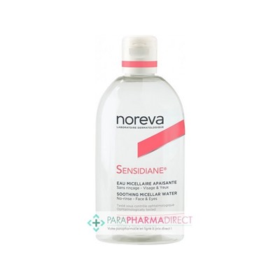 Noreva Sensidiane Eau Micellaire Peaux Intolérantes Peaux Sensibles 500ml