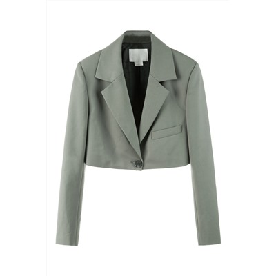 Chaqueta de lana Caqui