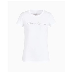 Slim fit T-shirt in stretch cotton jersey