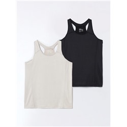 PACK OF 2 SPORTY VEST TOPS