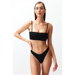 Trendyolmilla Siyah Tanga Bikini Altı TBESS24BA00130