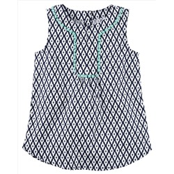 Printed Poplin Tunic