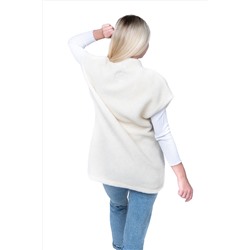Женский жилет WOOL, цвет ВАНИЛЬ, цвет БЕЛЫЙ