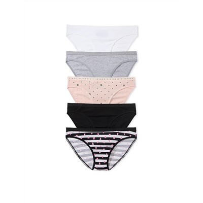 VICTORIA'S SECRET 5-Pack Stretch Cotton Bikini Panties