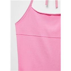 Vestido halter entallado
