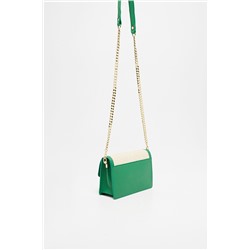 Bandolera de piel Kaia Verde