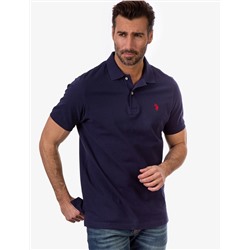 SOLID PIQUE SMALL LOGO POLO SHIRT
