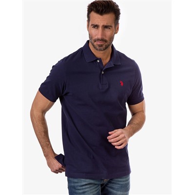 SOLID PIQUE SMALL LOGO POLO SHIRT