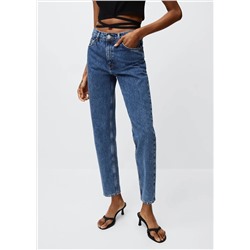 Vaqueros mom tiro alto -  Mujer | MANGO OUTLET España