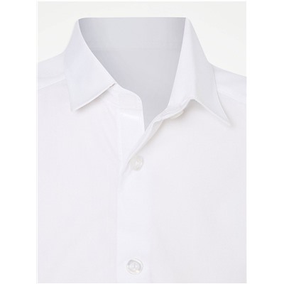 Easy On Boys White Short Sleeve School Shirt 2 Pack