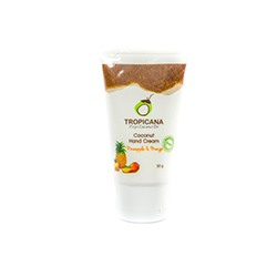 Крем для рук и ногтей на основе масла кокоса "Ананас и манго" от Tropicana 50 гр / Tropicana Coconut Hand Therapy Pineapple Mango 50g