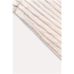 ZW COLLECTION CONTRAST PYJAMA-STYLE TROUSERS