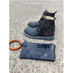 Ab. Zapatos 27025 serpiente MARINO+Pelle PULSERA Marino АКЦИЯ