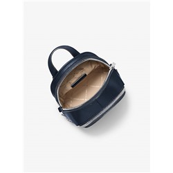 Michael Kors Outlet Rhea Extra-Small Pebbled Leather Backpack