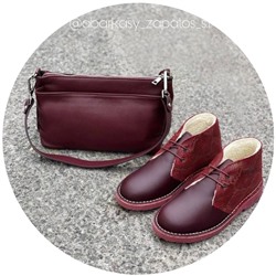 Ab. Zapatos 4525 Burdeos+Ab.Zapatos PELLE Mia (720) АКЦИЯ