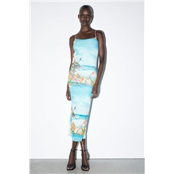 VESTIDO TUL ESTAMPADO
