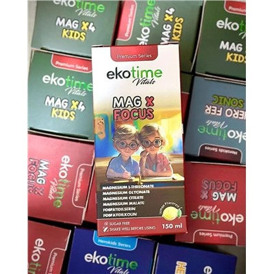 Сироп 150 мл EkoTime Mag+Focus