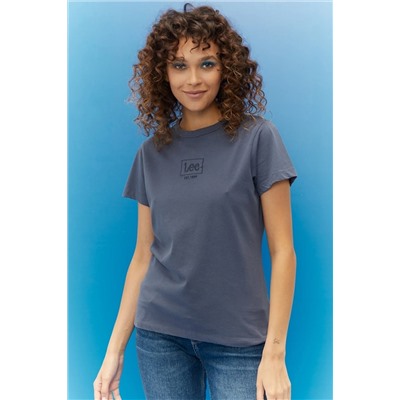 Lee Kadın Slim Fit Dar Kesim %100 Pamuk Bisiklet Yaka Tişört L44WYG