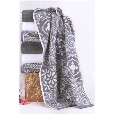 Baveno%100 Pamuk Jakarlı 70x140 Banyo Havlusu