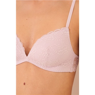 Sujetador triangular CHARMING encaje rosa