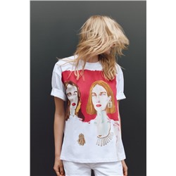 GIRLS PRINT T-SHIRT