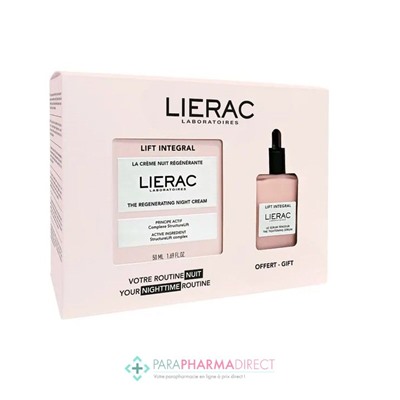 Lierac Lift Integral Crème De Nuit 50 ml + Sérum 15 ml
