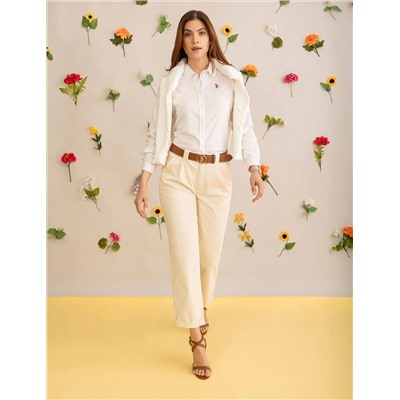 LADIES 38MM MEDALLION LOGO BELT