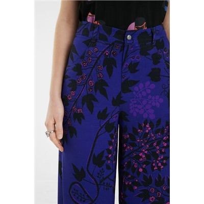 Pantalón pata ancha flores