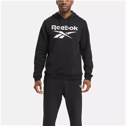 Men's Reebok Identity Fleece Stacked Logo Pullover Hoodie