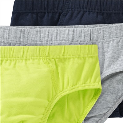 3 Jungen Slips in verschiedenen Farben