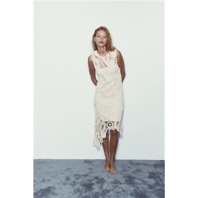 CROCHET ASYMMETRIC DRESS