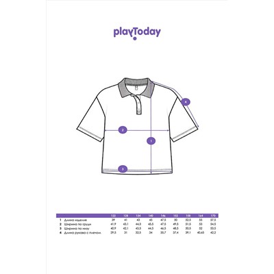 Футболка-поло PLAYTODAY, 1126104