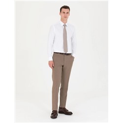 Beyaz Slim Fit Uzun Kollu Gömlek