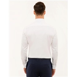 Beyaz Ex. Slim Fit Uzun Kollu Klasik Gömlek