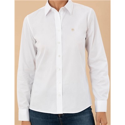 Beyaz Slim Fit Uzun Kollu Gömlek