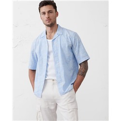 Standard Fit Textured Resort Shirt