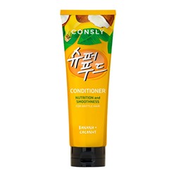 CONSLY Banana &amp; Coconut Water Conditioner for Nutrition &amp; Smoothness Питательный и разглаживающий кондиционер с экстрактом банана и кокосовой водой 250мл