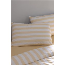 Avignon King Size %100 Pamuk Ranforce Baskılı Nevresim Takımı - Sarı
