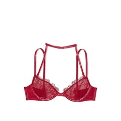 VERY SEXY Midnight Affair Embroidery Low-Cut Demi Bra