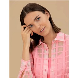 Pembe Comfort Fit Uzun Kollu Gömlek