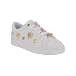 GUESS Women's Runia Embellished Lace-Up Sneakers