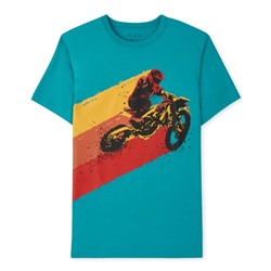 The Children's Place  Boys Dirt Bike Graphic Tee - North Beach