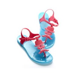Сандалии Zhoelala Charlie (голубой-фуксия) / Zhoelala Charlie (blue magenta)