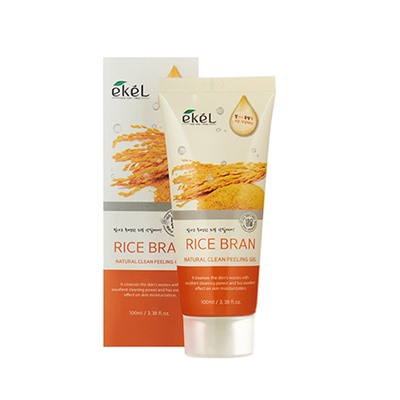 EKEL Natural Clean Peeling Gel Rice Bran Пилинг-скатка с экстрактом коричневого риса 100мл