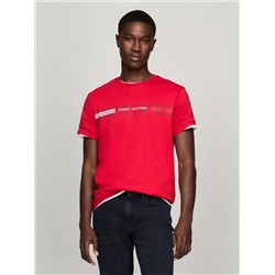Tommy Stripe Graphic T-Shirt