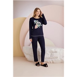 Sevim Baskılı Pijama Takım 13246